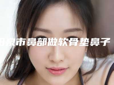 阳泉市鼻部做软骨垫鼻子医生在榜名单前10名全新反馈(黄开俊医生实力口碑样样不差)